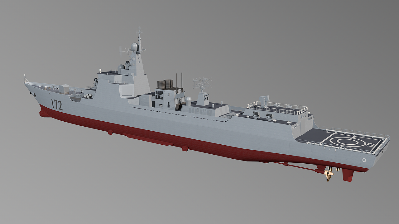 中国海军052d驱逐舰052d型导弹驱逐舰052中国人民海军解放军