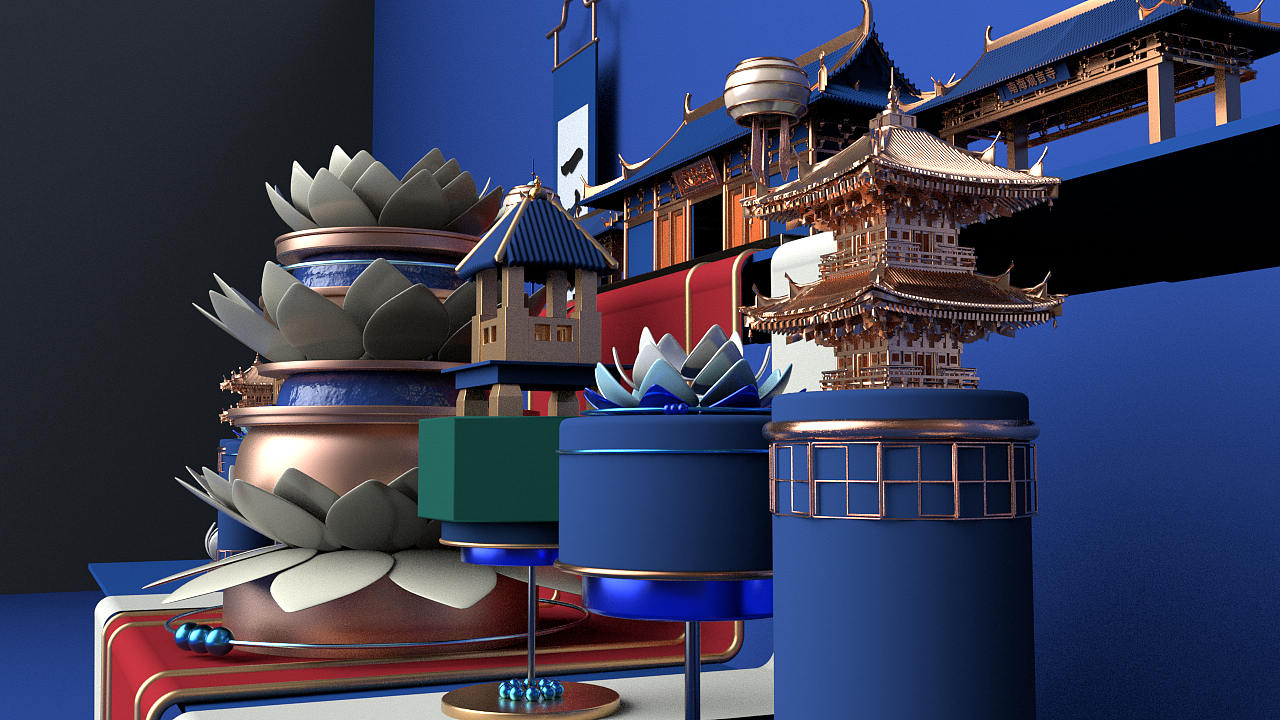 动画场景建模及渲染