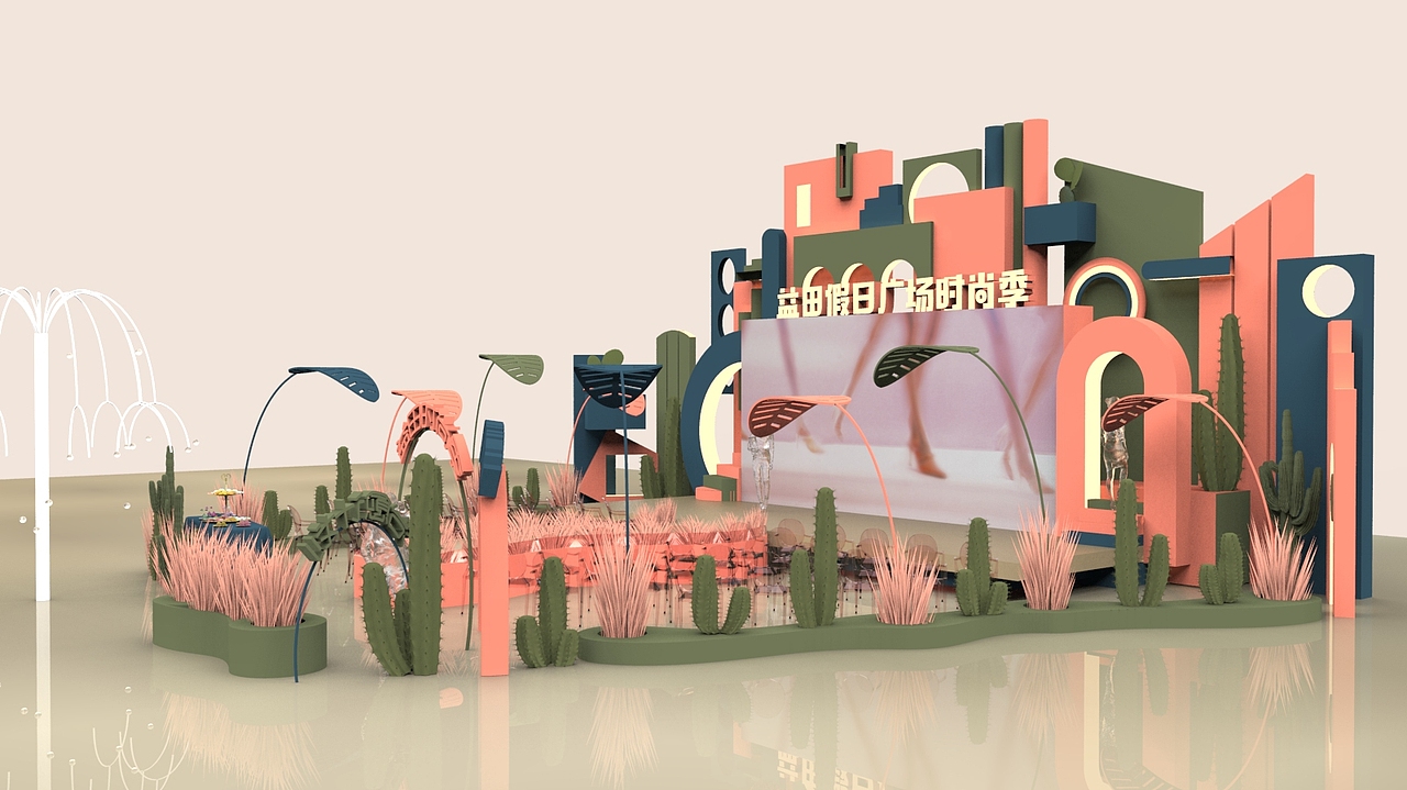 西班牙红墙La Muralla Roja舞台设计