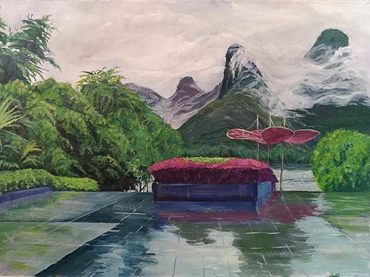 桂林电子科技大学花江校区笔架山