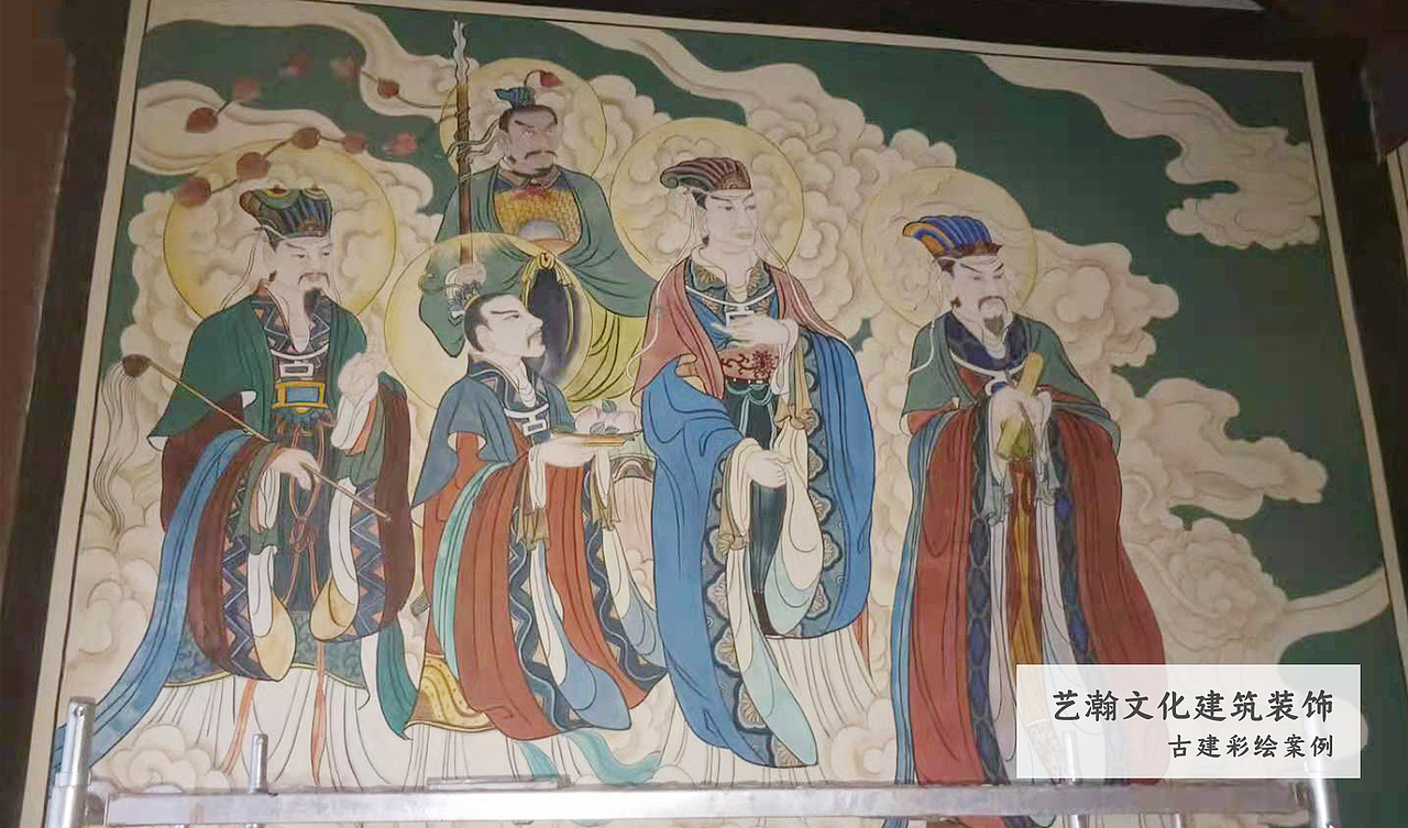 【山西古建筑彩绘】古建彩绘壁画案例（图ZMjY3OTQxNDcy） - 绘画 - 站酷设计师大艺术家王多多原创素材 - 站酷ZCOOL