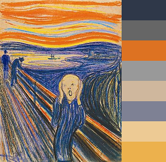 名画色卡