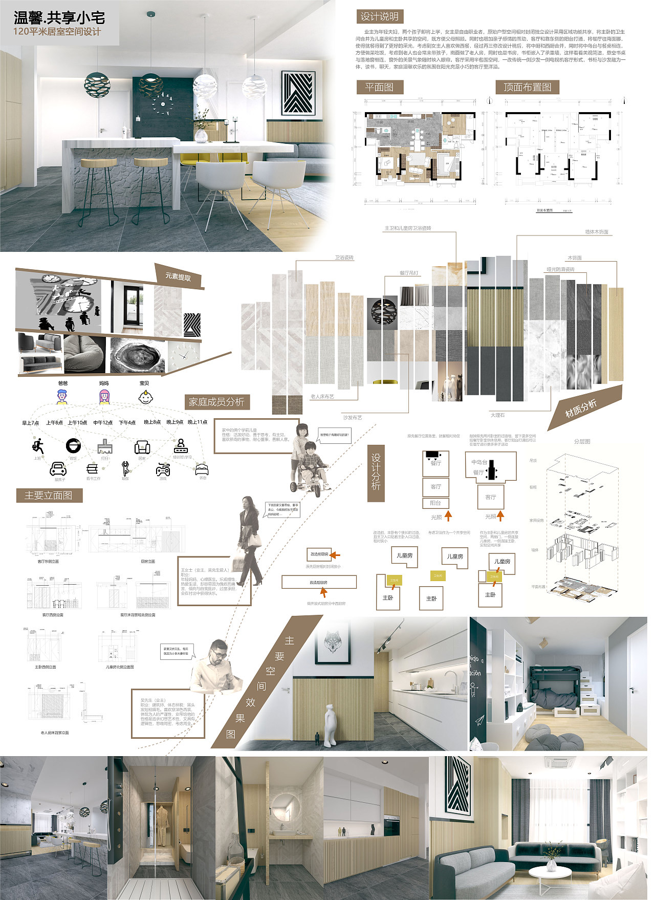 温馨·共享小宅（图ZMjU0MzY5MjQ0） - 家装设计 - 站酷设计师笨笨的腾哥原创素材 - 站酷ZCOOL
