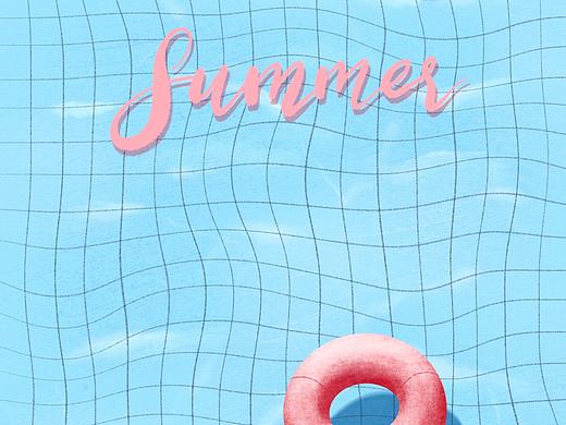 夏天（个人主页-ZNDM3OTM5NTY=） - 创作习作 - 站酷设计师Mia_JY原创素材 - 站酷ZCOOL
