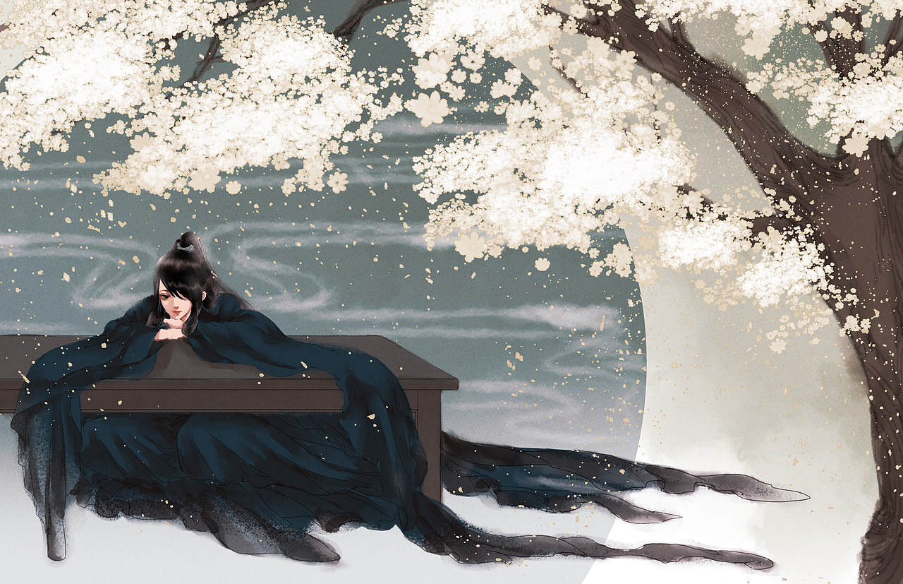 繁花落（图ZMTIxMTUxMTY4） - 创作习作 - 站酷设计师柒泩原创素材 - 站酷ZCOOL