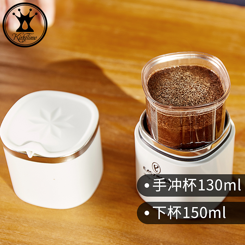 咖啡机磨豆机品测杯主图同心杯一体杯车图