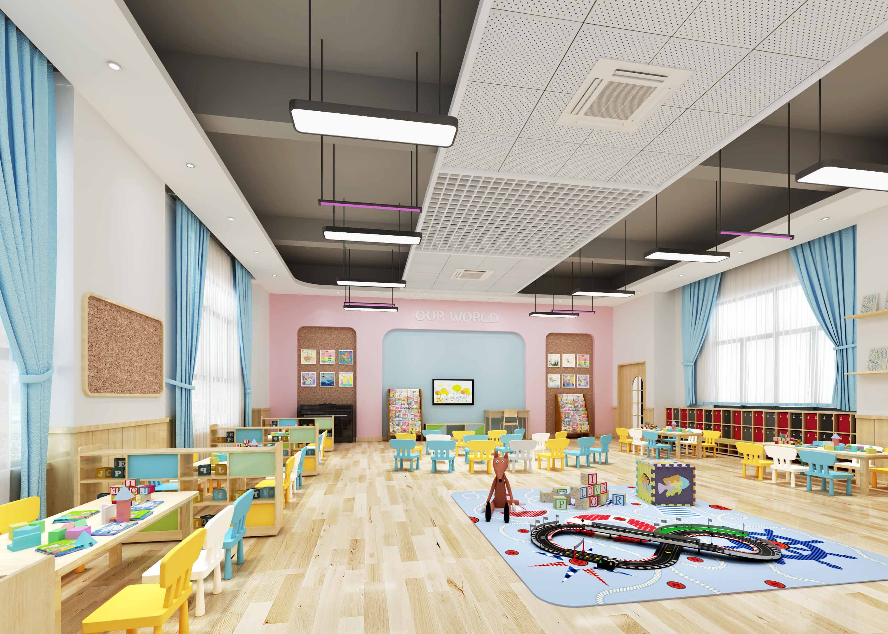 2018最新幼儿园设计案例，来自一格良创儿童空间设计|空间|家装设计|一格良创 - 原创作品 - 站酷 (ZCOOL)