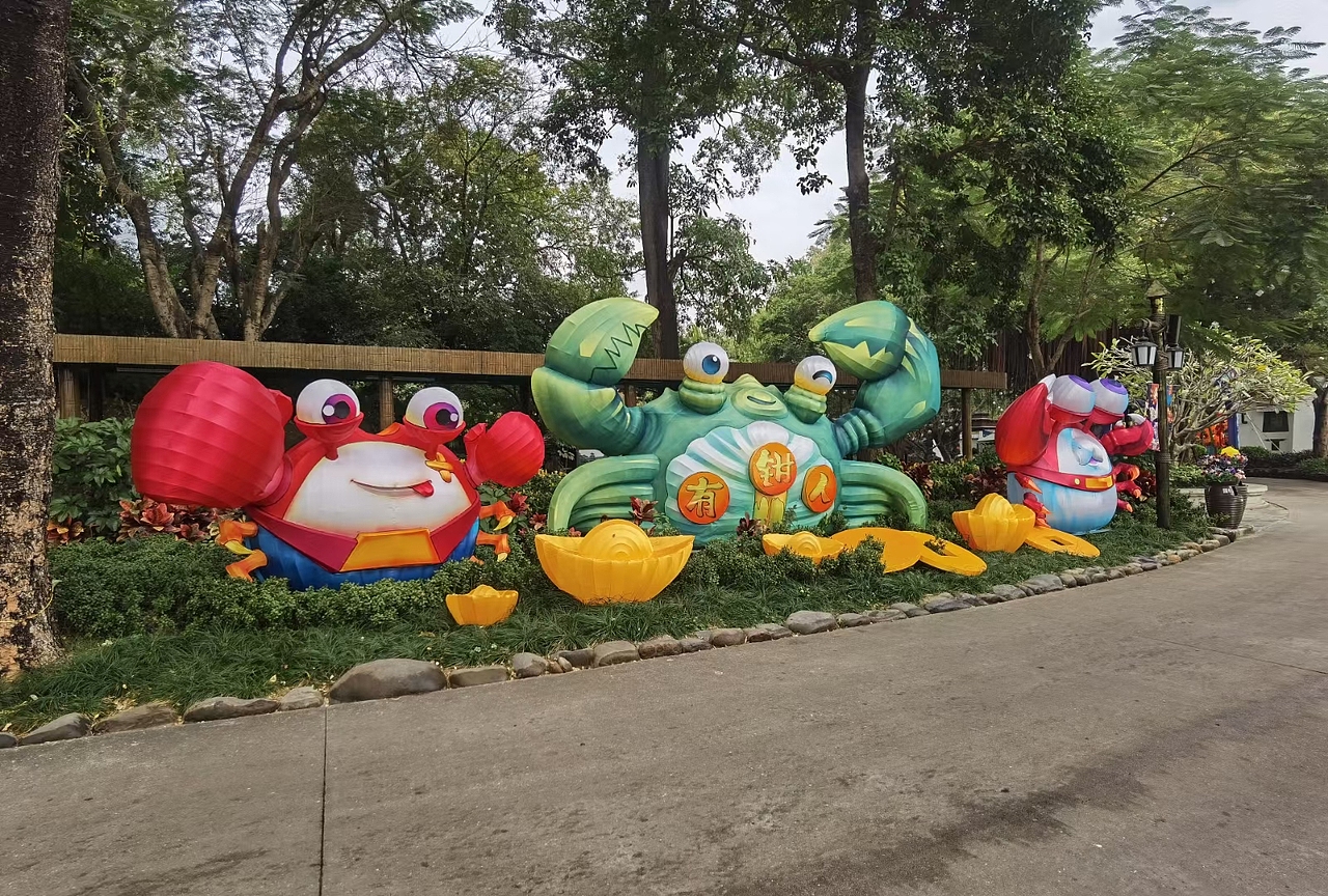 自贡花灯制作日常照片