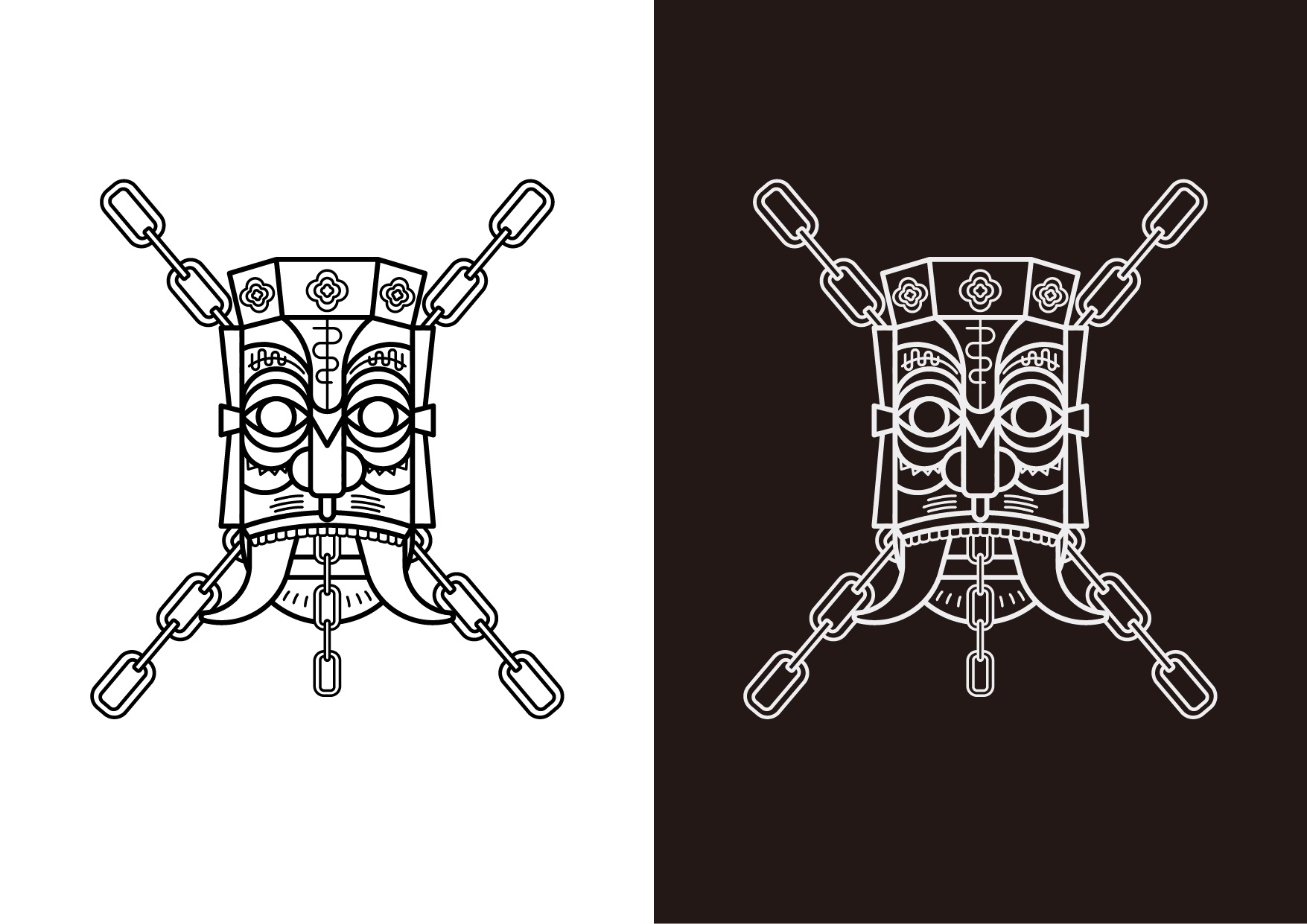 贵州傩面面具系列设计
