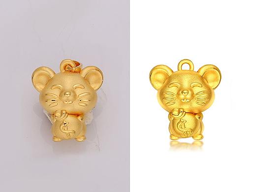 -珠宝黄金修图-老鼠硬金