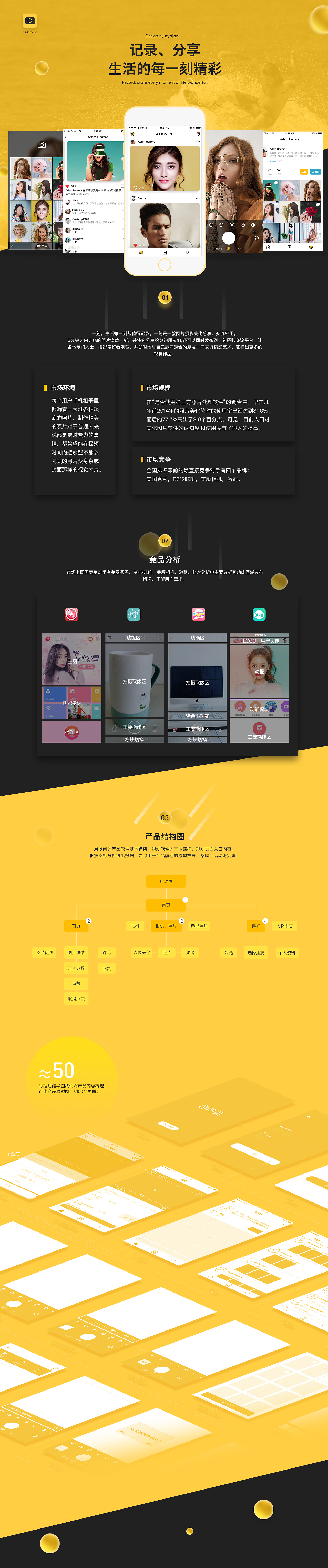 一刻，美图社交App（图ZMTAxNDUyODAw） - APP界面 - 站酷设计师黑黑圆圆羊原创素材 - 站酷ZCOOL