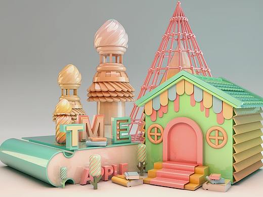 C4D練習(xí)（個人主頁-ZMzQ3NjMzNTI=） - 動畫/影視 - 站酷設(shè)計師杺27原創(chuàng)素材 - 站酷ZCOOL