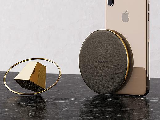 【无线充电器-产品渲染】