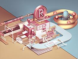 【C4D-成长记录】09.NURBS建模-临摹！