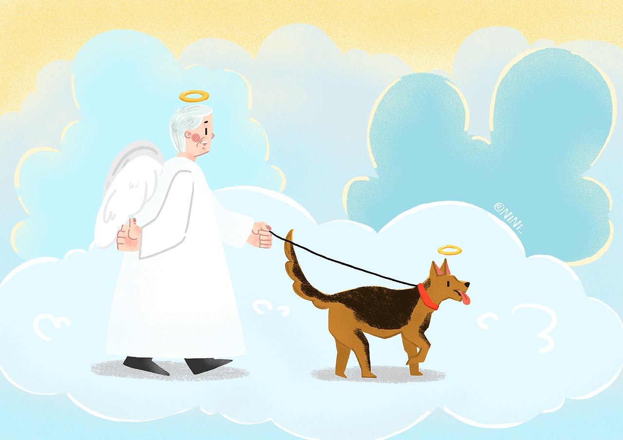 💙原创插画|想念💙