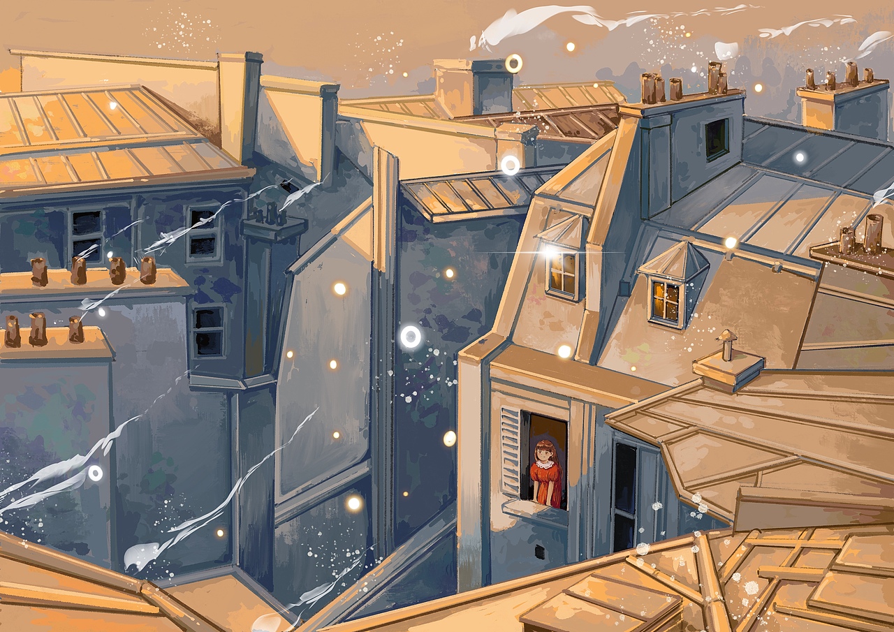 《巴黎漫游指南》插画绘本