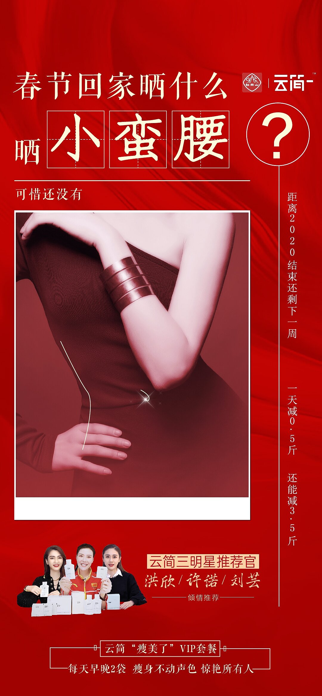 减肥类产品痛点海报