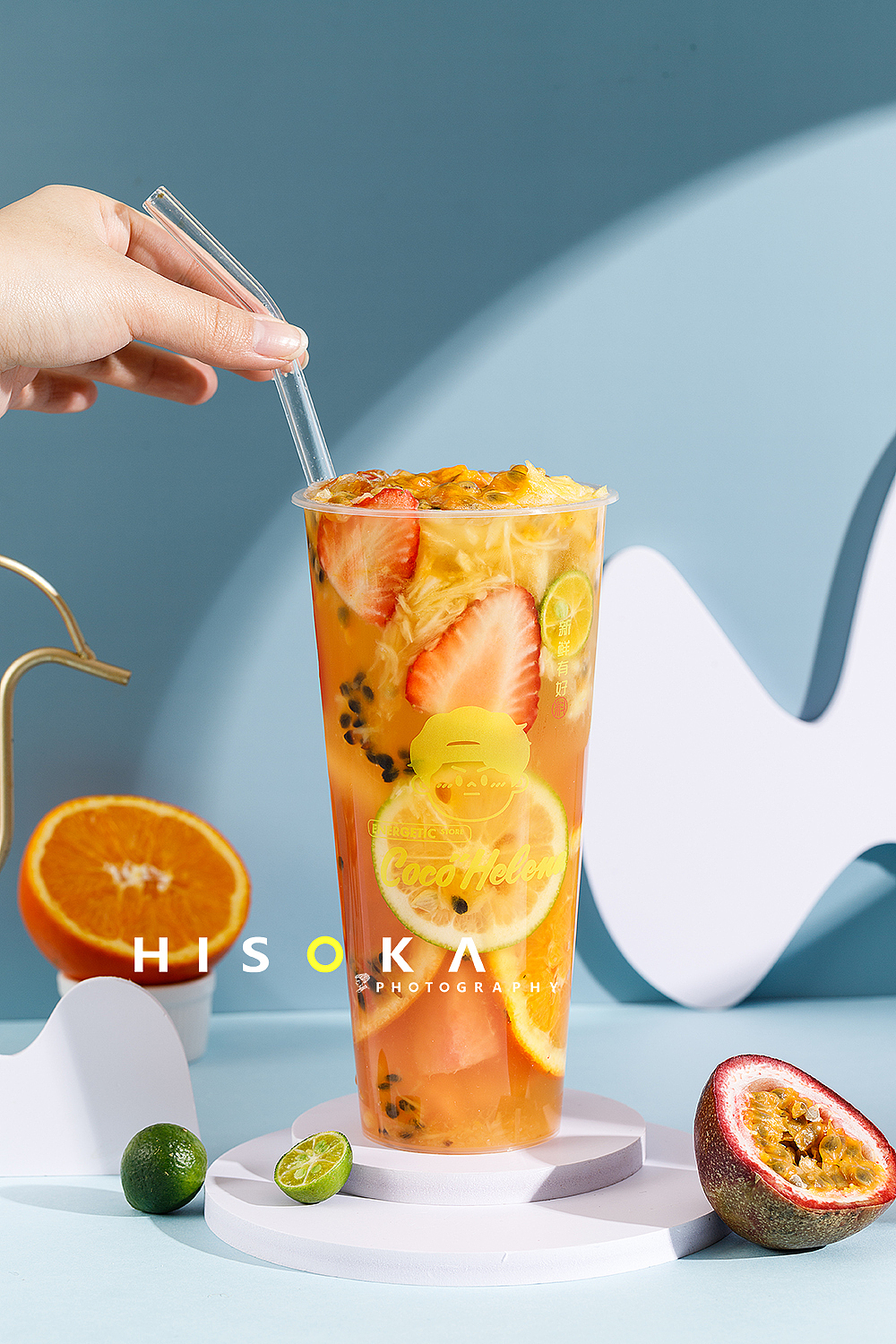 coco helena茶饮拍摄