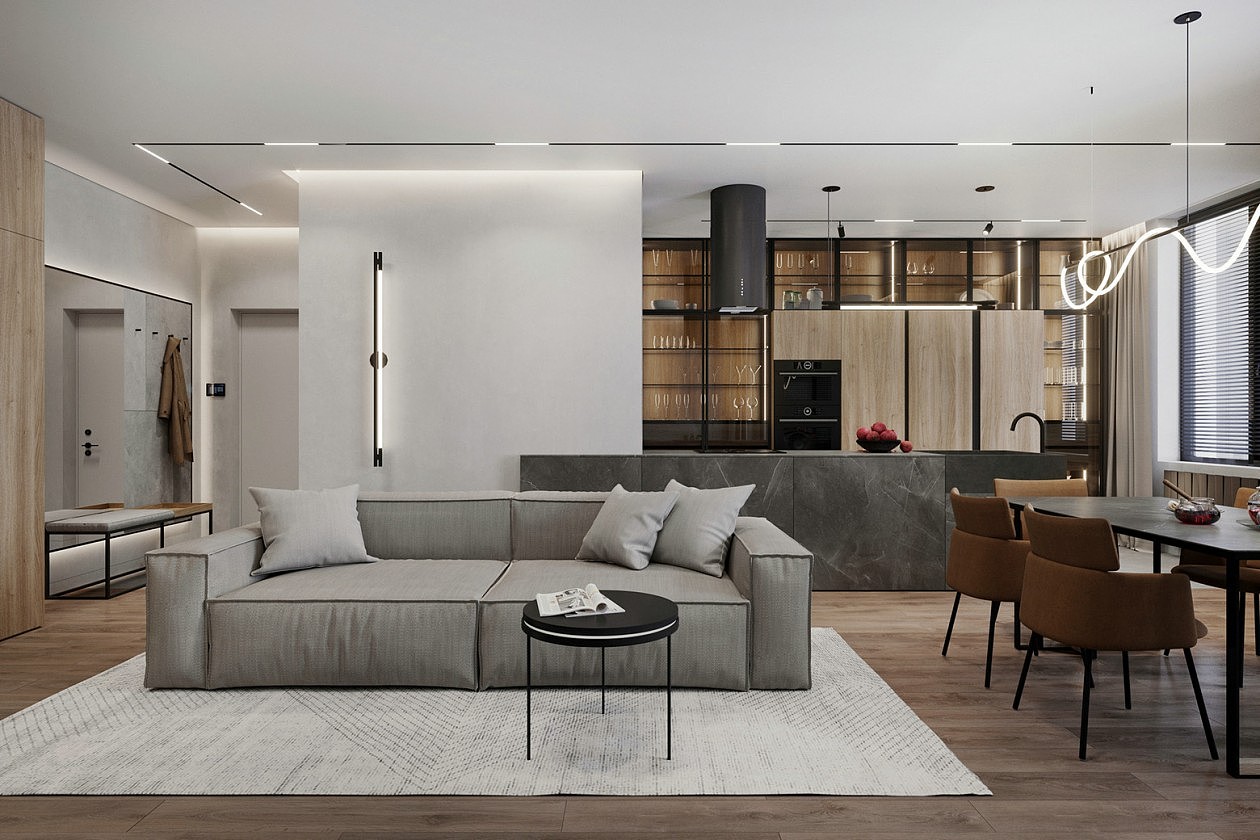 简约风公寓设计 舒适、宁静、优雅