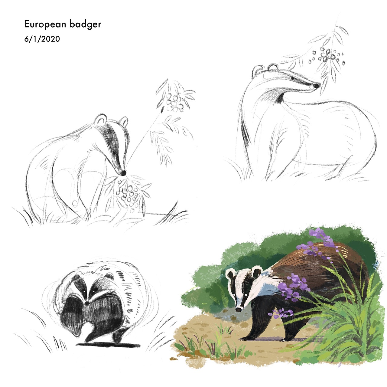 上半年速涂小练习（图ZMjIyODMzMjky） - 创作习作 - 站酷设计师jiaqiiizhou原创素材 - 站酷ZCOOL