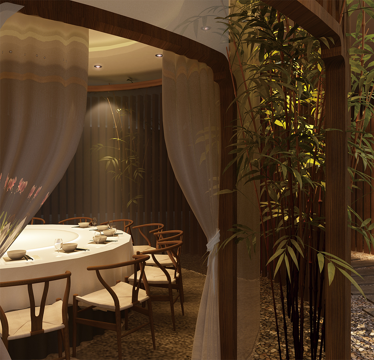 毕业设计 “一刻清欢”——素食餐厅设计