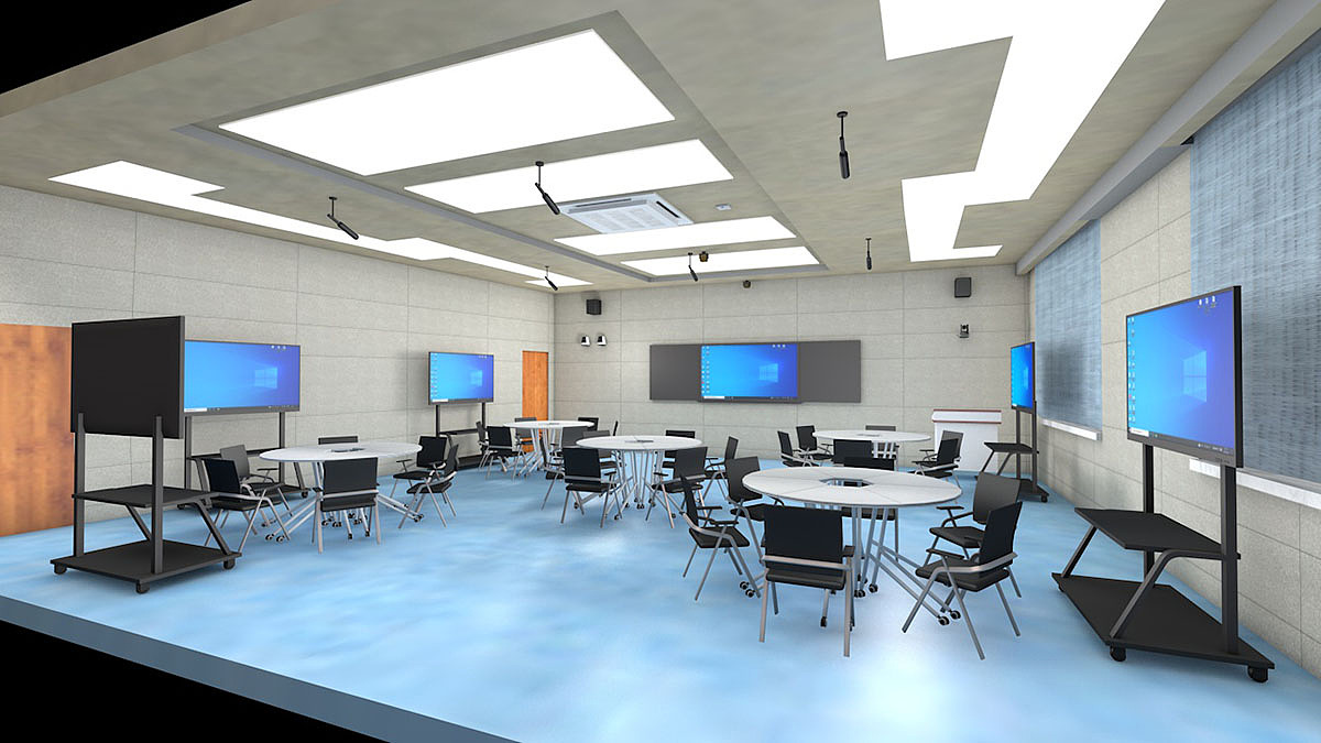 六边形智慧教室