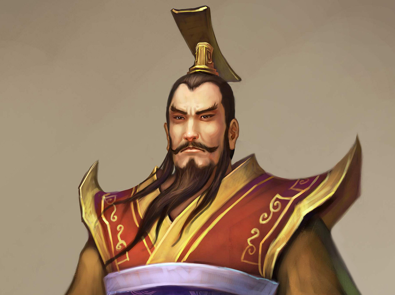 帝王-刘邦、菩萨-观音 插画