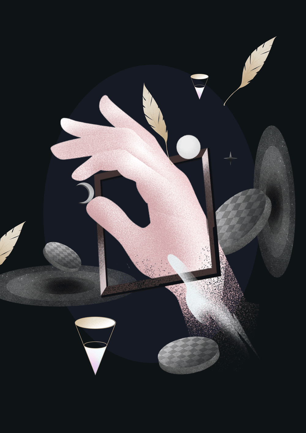 插画设计 | 时空旅行系列（图ZMjEzNzQyNjUy） - 商业插画 - 站酷设计师瓜田李下Design原创素材 - 站酷ZCOOL