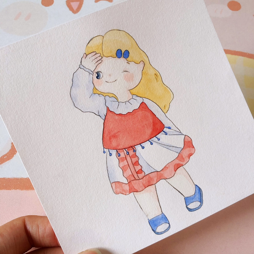 一堆可爱的女孩