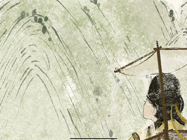 梁山伯与祝英台#国风插画3绘本3西安木丁插画