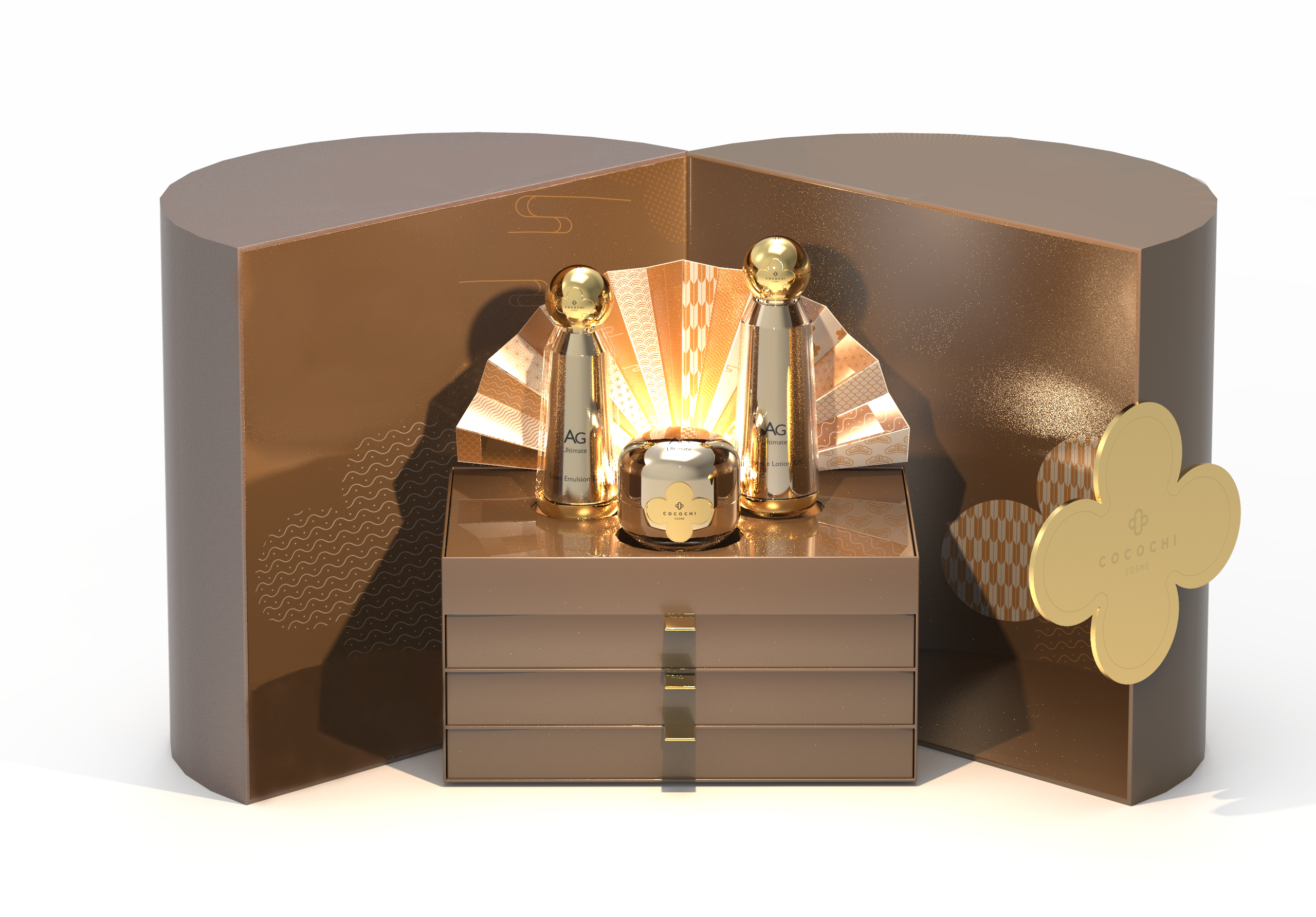 化妆品中秋公关礼盒|平面|包装|兰小涵lan - 原创作品 - 站酷 (zcool)