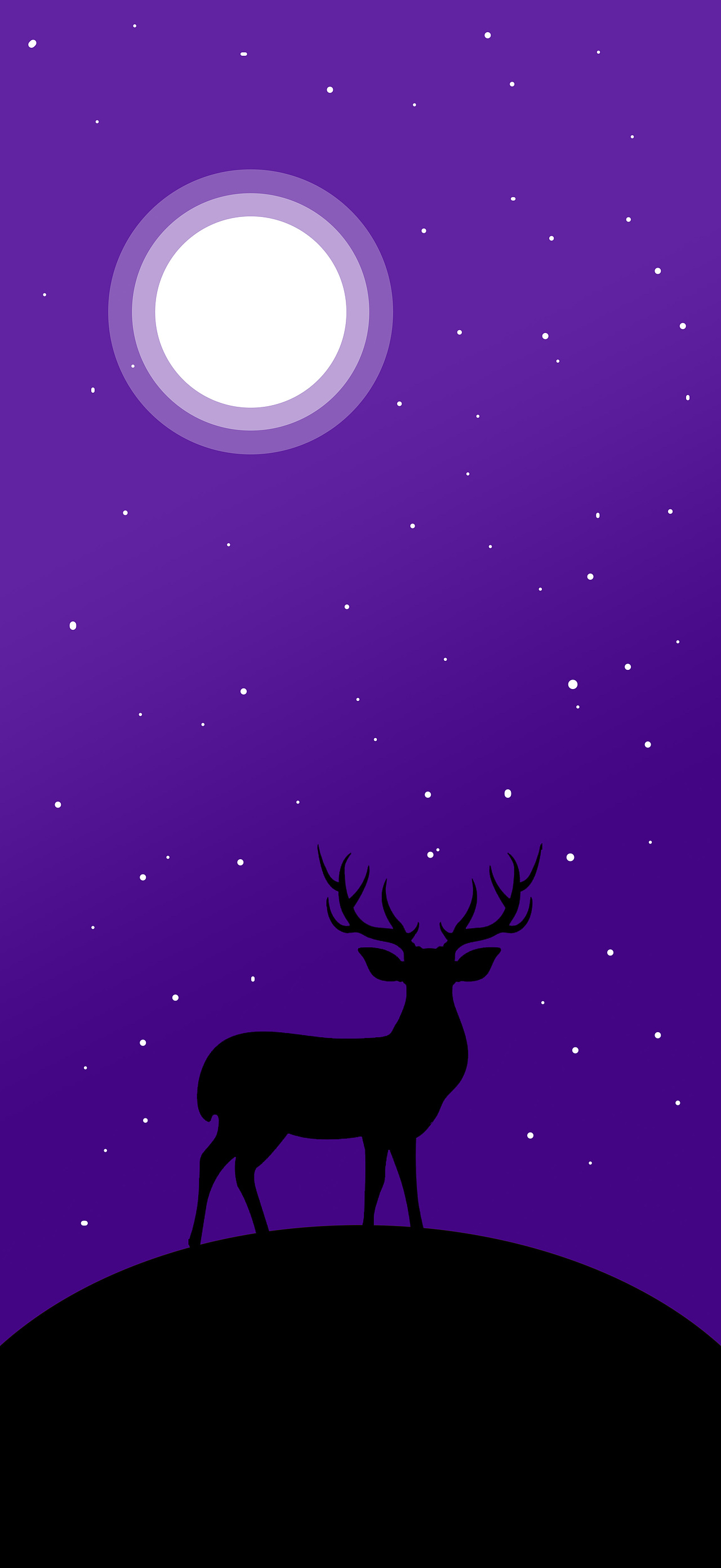 山涧麋鹿风景壁纸