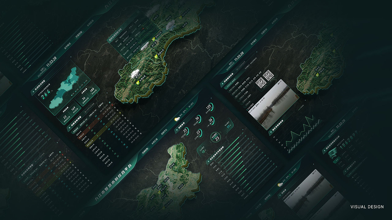 九江市智慧水利综合平台动效这交互DEMO