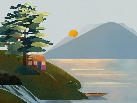风景插画