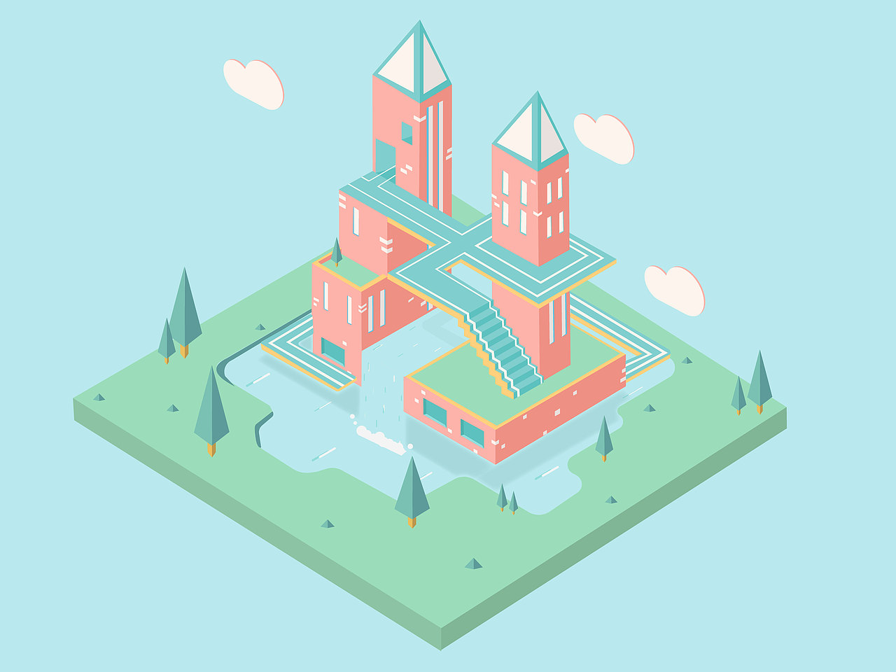 伪2.5d场景训练（图ZMTg4MzE5NzA0） - 宣传物料 - 站酷设计师本手妙手原创素材 - 站酷ZCOOL