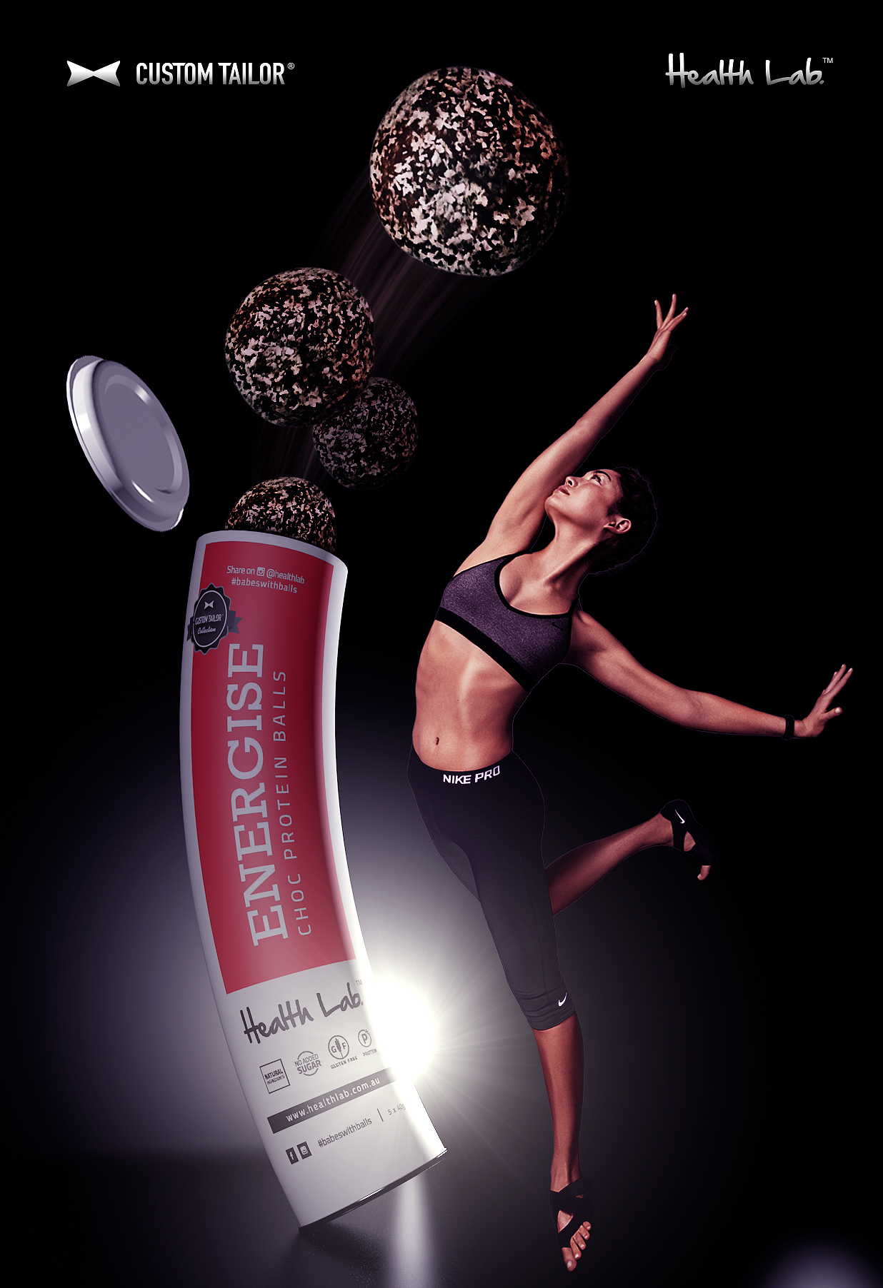 HealthLab海報(bào)（圖ZMjExNjE4NTg0） - 海報(bào) - 站酷設(shè)計(jì)師三部曲七步詩(shī)原創(chuàng)素材 - 站酷ZCOOL