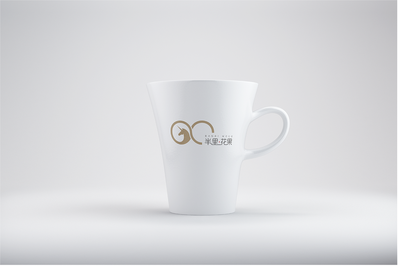 【转运猫logo设计】半里·花果