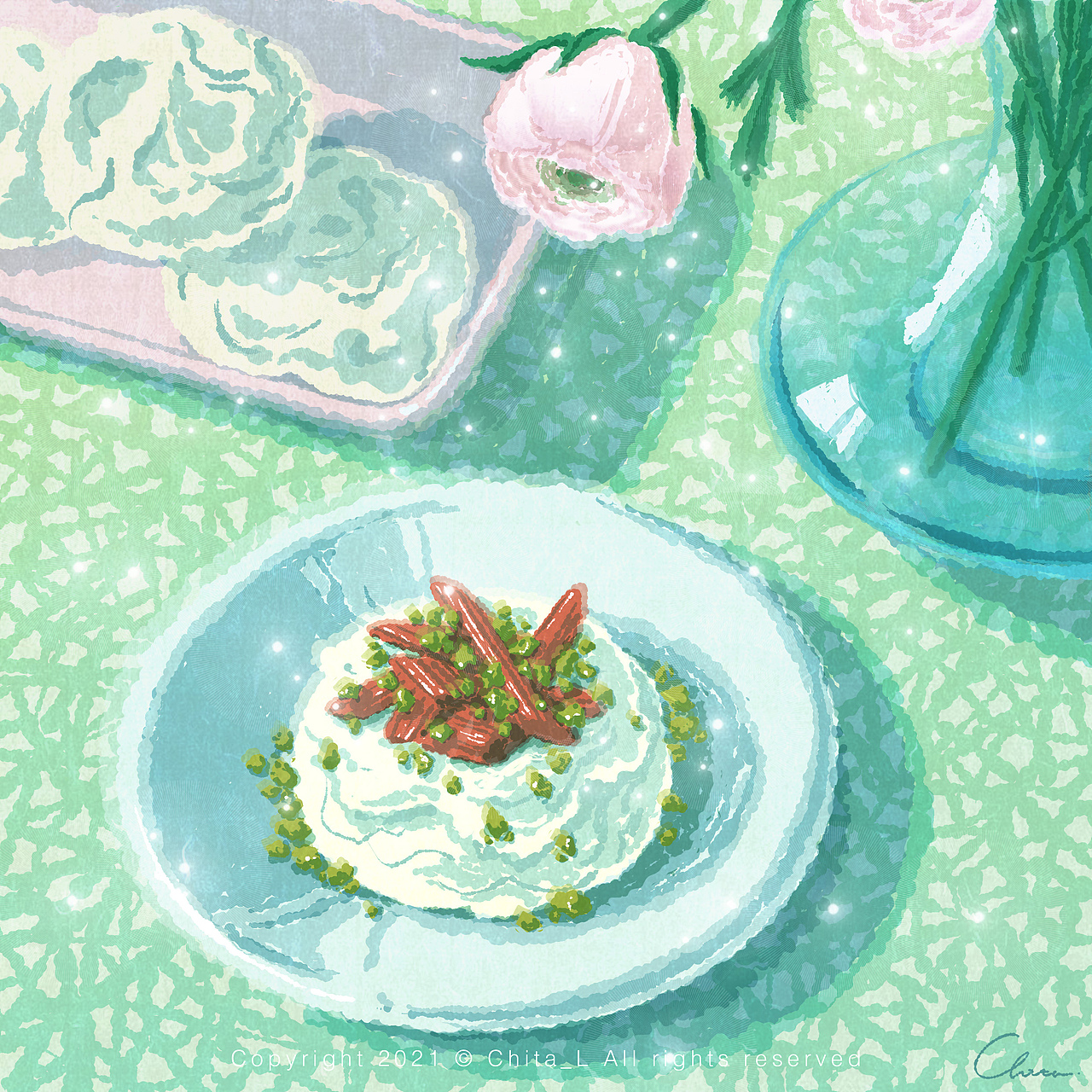 still here still life 2（图ZMjczMDg3NzE2） - 商业插画 - 站酷设计师Chita_L原创素材 - 站酷ZCOOL