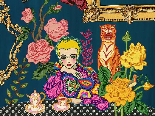 奈雪の茶 -美好生活场景师主题插画