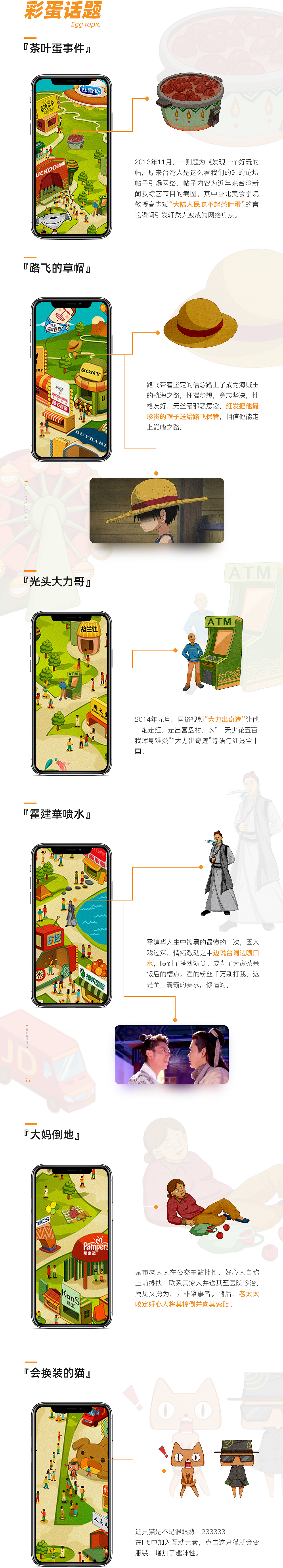 618京东商城活动页面场景插画