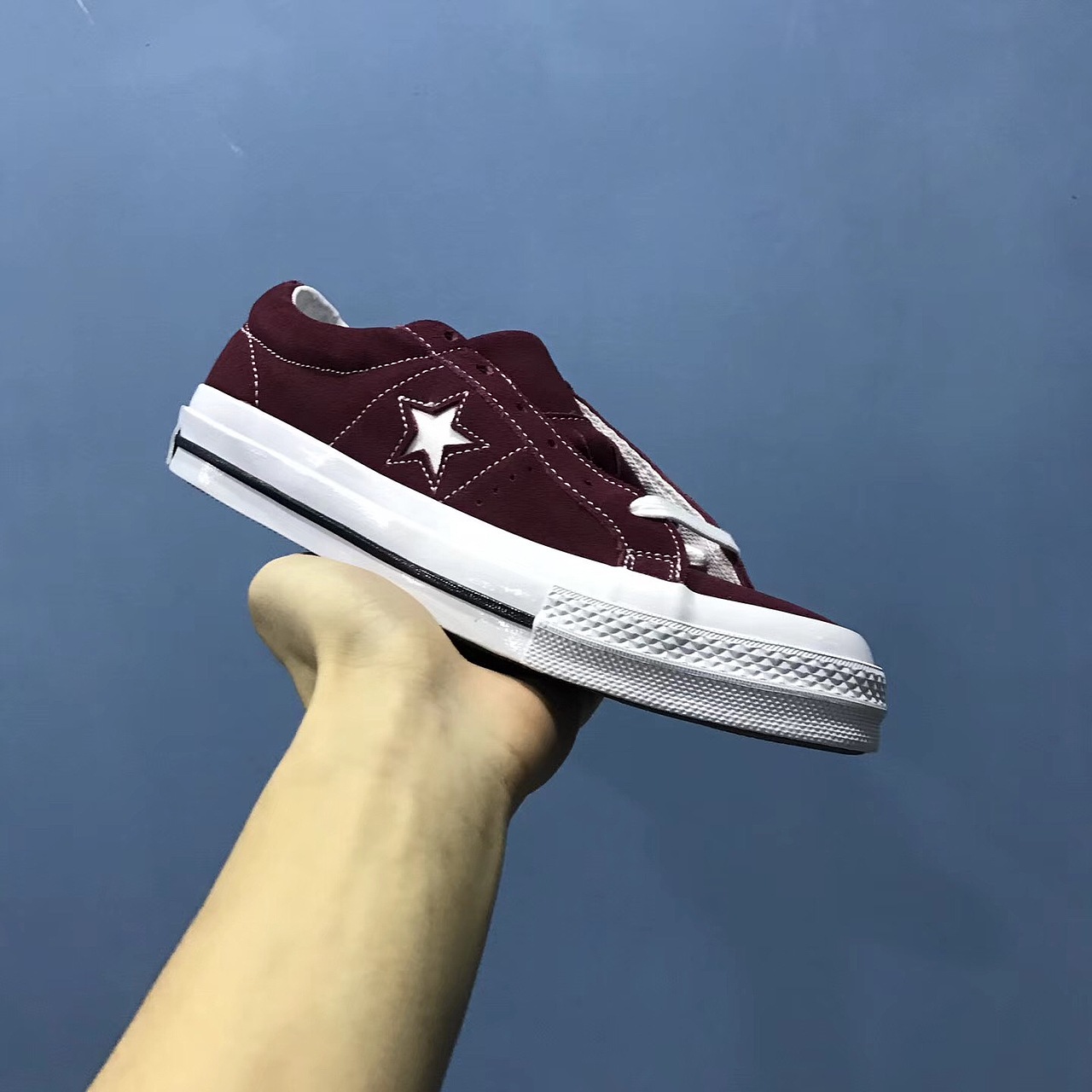 独家 真正最高工艺 原单品质
匡威 CONVERSE  1974杰克一星元年系列 复古硫化板鞋 麂皮鞋身 高端产物 