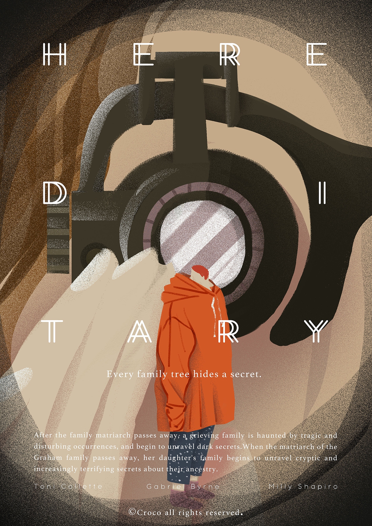 《遗传厄运》|电影插画海报