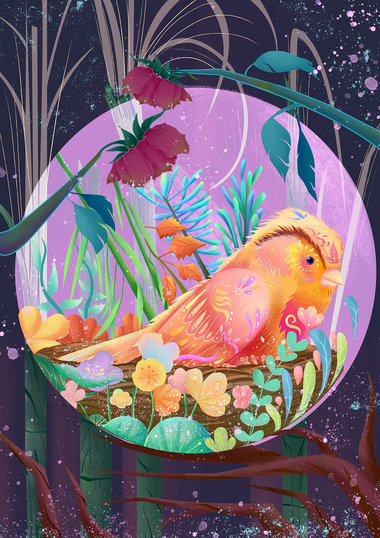 濒危动物 系列插画设计（图ZMzc1NzI3OTc2） - 艺术插画 - 站酷设计师吹小号的绵羊原创素材 - 站酷ZCOOL