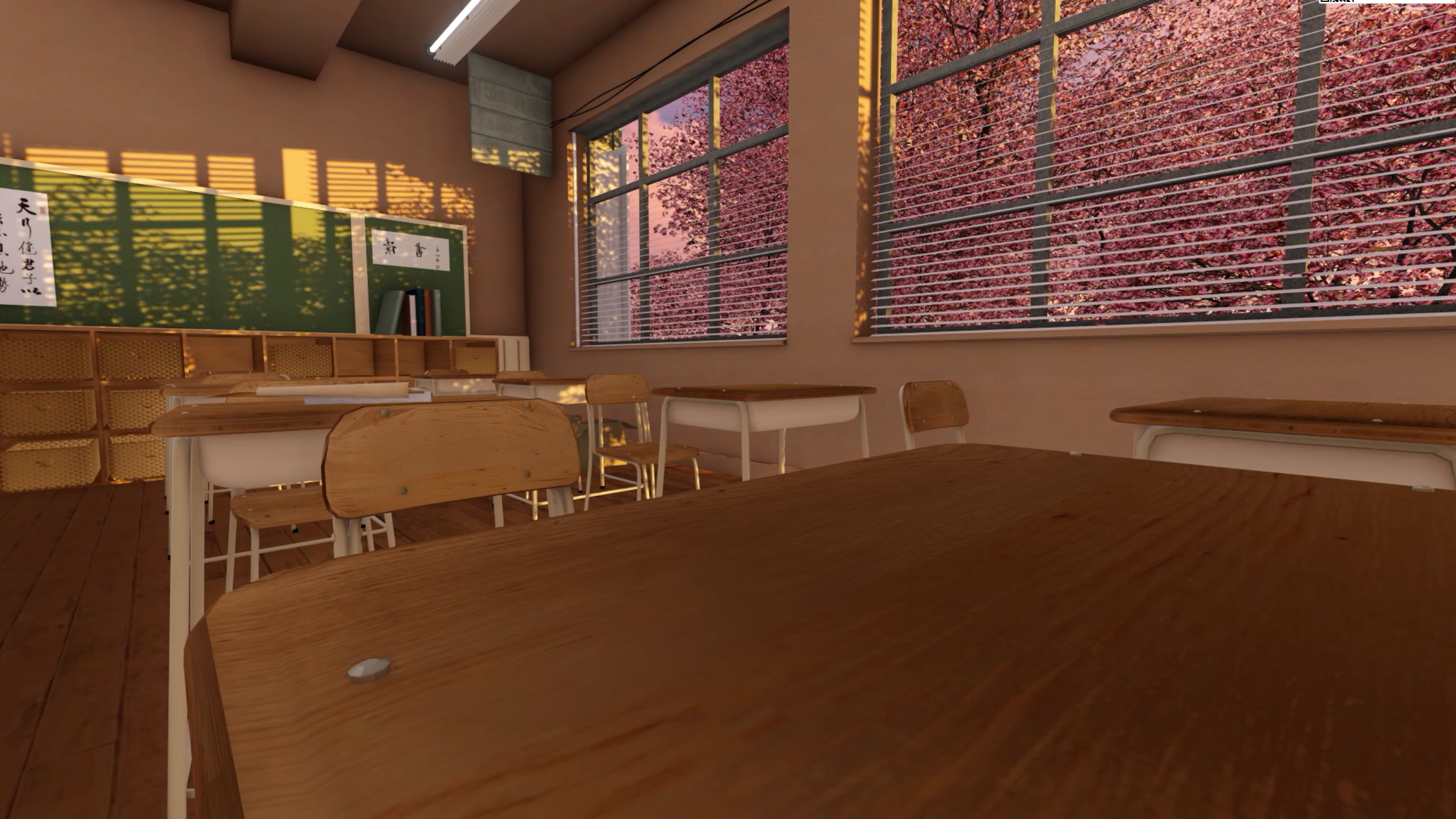 三维教室建模课后作业maya&lumion