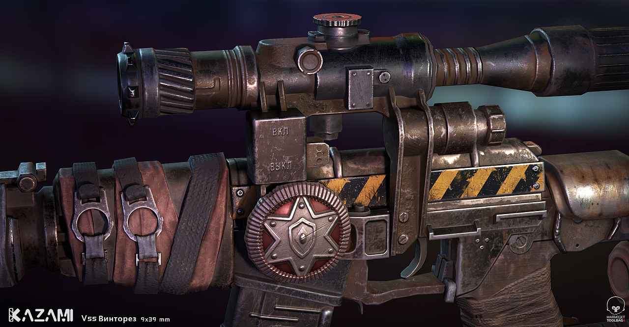 VSS Vintorez 和平精 次世代英武器制作（图ZMjQ1NzExMTQw） - 其他三维 - 站酷设计师kazami小鑫原创素材 - 站酷ZCOOL