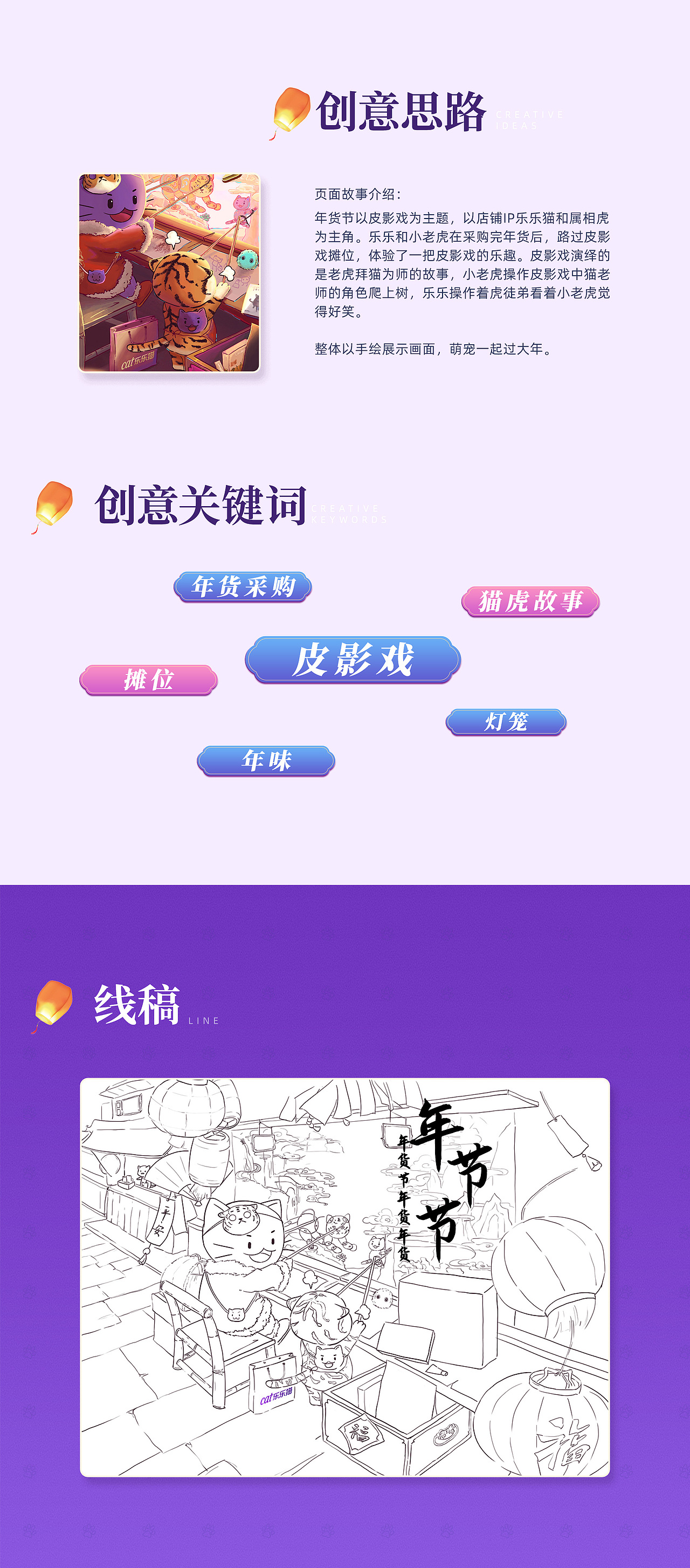 2022天猫年货节乐乐猫旗舰店活动页面