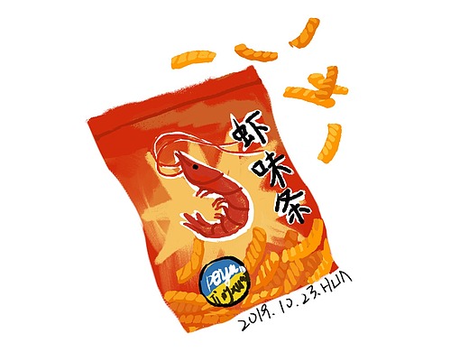 虾片宝宝辅食儿童零食虾条鳕鱼肠婴儿米饼干集欧视觉842美食摄影|来一