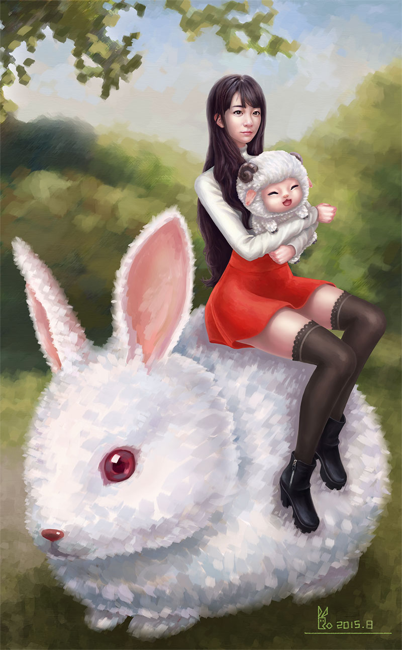 原创作品:羊年贺图