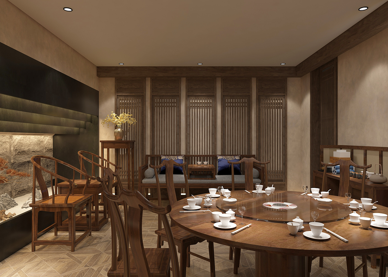 匠舍 | ArH空间 | 金鼎轩地坛店（图ZMjUyMzQ3MzY4） - 酒店餐饮设计 - 站酷设计师匠舍丨空间艺术原创素材 - 站酷ZCOOL