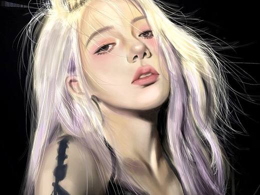 procreate绘画人物头像₍˄·͈༝·͈˄*₎◞ ̑̑